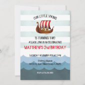 Viking thema feest uitnodiging (Voorkant)