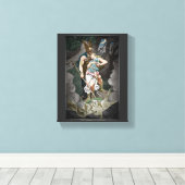 VIKING THEMA HUWELIJKSVERJAARDAG CANVAS AFDRUK (Insitu (Houten vloer))