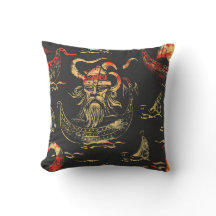 Viking thema oceaan scène