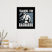 Viking-training voor Ragnarok Poster (Keuken)