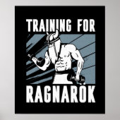 Viking-training voor Ragnarok Poster (Voorkant)