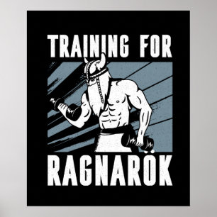 Viking-training voor Ragnarok Poster