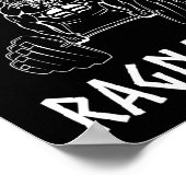 Viking Training voor Ragnarok Shirt Noorse Gym Poster (Hoek)