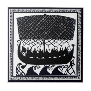 Viking Trip naar Paradise Tegeltje