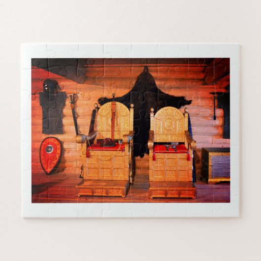 Viking troonkamer legpuzzel (Horizontaal)