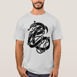Viking Urnes Style Snake T-shirt
