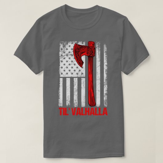Viking US Flag T-shirt (Design voorkant)
