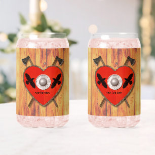 Viking Valentijn - Raven Blikvorm Glas