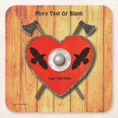 Viking Valentijn - Raven Kartonnen Onderzetters (Voorkant)