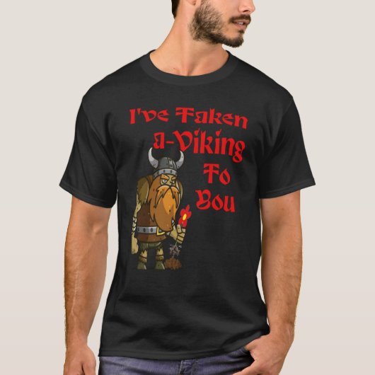 Viking Valentijn voor Norse Valkyrie Shieldmaiden  T-shirt (Voorkant)