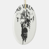Viking Valhalla - Design 3 Keramisch Ornament (Rechts)