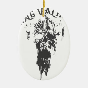 Viking Valhalla - Design 3 Keramisch Ornament