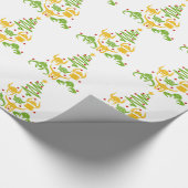 Viking Valhalla kerstboom Cadeaupapier (Hoek)