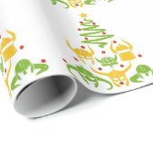 Viking Valhalla kerstboom Cadeaupapier (Rol Hoek)