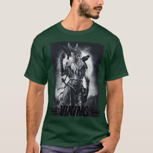 Viking Valhalla Odin hor Ragnar 3 kleuren T-shirt