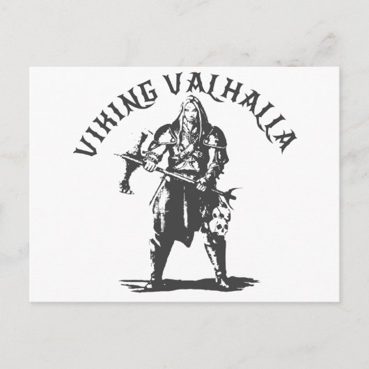 Viking Valhalla - Ontwerp 6 Briefkaart (Voorkant)