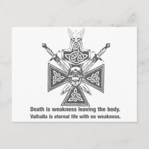 Viking Valhalla - Zwakheid die het lichaam verlaat Briefkaart