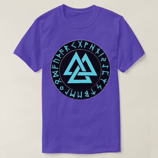 Viking Valknut Runes T-shirt (Design voorkant)