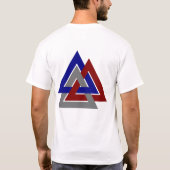 Viking Valknut Symbol Shirt (Achterkant)