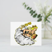 Viking Valkyri Briefkaart (Staand voorkant)