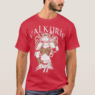 Viking Valkyrie Noordse Noorse Mythologie Krijger T-shirt