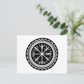 Viking Vegvisir Compass Briefkaart (Staand voorkant)