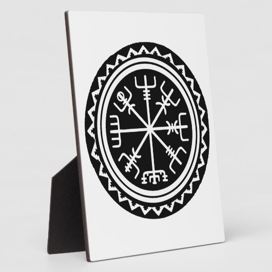 Viking Vegvisir Compass Fotoplaat (Zijkant)