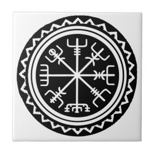 Viking Vegvisir Compass Tegeltje