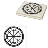 Viking Vegvisir Grote Design Stamp Tool Rubberstempel (Gestempeld)