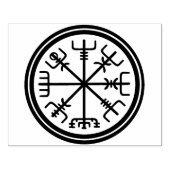 Viking Vegvisir Grote Design Stamp Tool Rubberstempel (Afrduk)