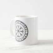 Viking Vegvisir Koffiemok (Voorkant links)