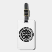Viking Vegvisir Kompas Bagagelabel (Voorkant verticaal)