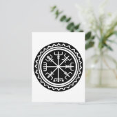 Viking Vegvisir Kompas Briefkaart (Staand voorkant)