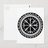 Viking Vegvisir Kompas Briefkaart (Voorkant / Achterkant)