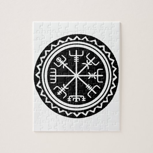 Viking Vegvisir Kompas Legpuzzel (Verticaal)