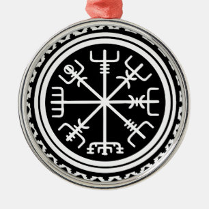 Viking Vegvisir Kompas Metalen Ornament