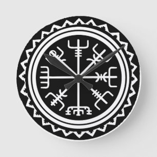 Viking Vegvisir Kompas Ronde Klok
