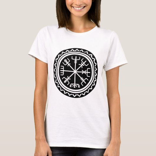 Viking Vegvisir Kompas T-shirt (Voorkant)