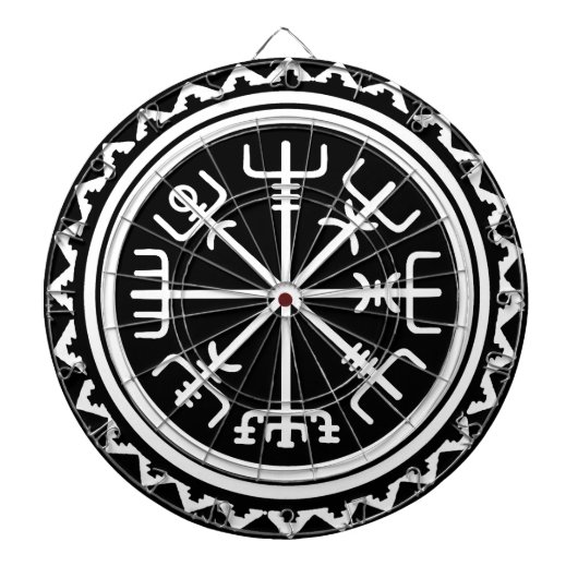 Viking Vegvisir Nautical Compass Dartbord (Voorkant)