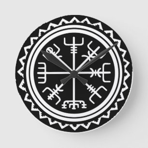 Viking Vegvisir Nautical Compass Ronde Klok