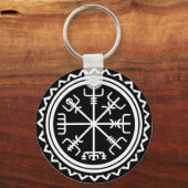 Viking Vegvisir Nautical Compass Sleutelhanger (Voorkant)