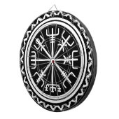 Viking Vegvisir Nautisch Kompas Dartbord (Voorkant Rechts)