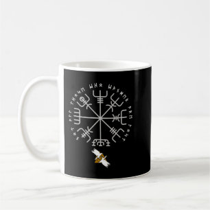 Viking Vegvisir Rune En Raaf Koffiemok