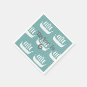 Viking verscheept cocktailservet servet (Hoek)