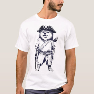 Viking vossenheer in kroon en mantel krijger trots t-shirt