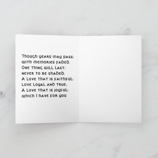 Viking vrouw / moeder / kinderen — Scottie hond, k Bedankkaart (Binnen)