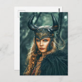 Viking Vrouwen Bewakers van Erfgoed Briefkaart (Voorkant / Achterkant)