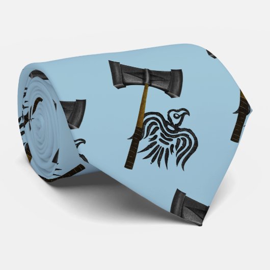 Viking War Hammer Stropdas (Opgerold)