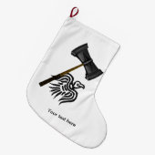 Viking War Hammer Thor Grote Kerstsok (Voorkant (Hangend))