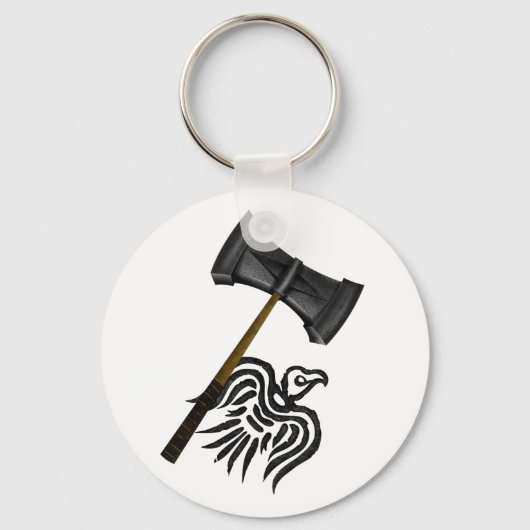 Viking War Hammer Thor Sleutelhanger (Voorkant)